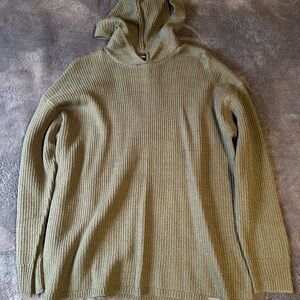 Eddie Bauer Sage Green Women's Hooded Sweater